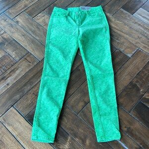 Bleu Lab 2 in 1 green & green paisley 27 Leggings